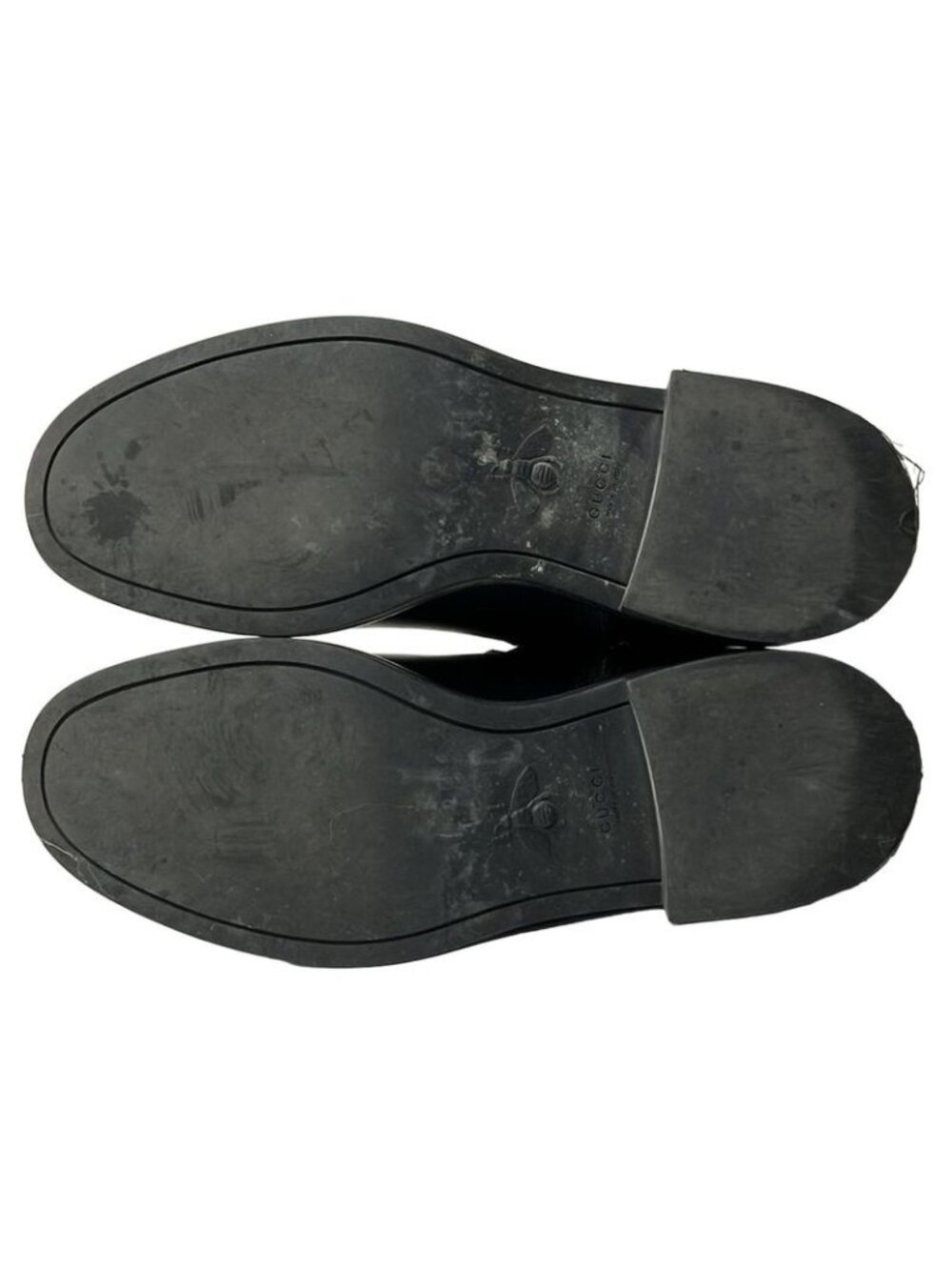 Gucci Long Boots 36 Black Logo Leather - Picture 4 of 9